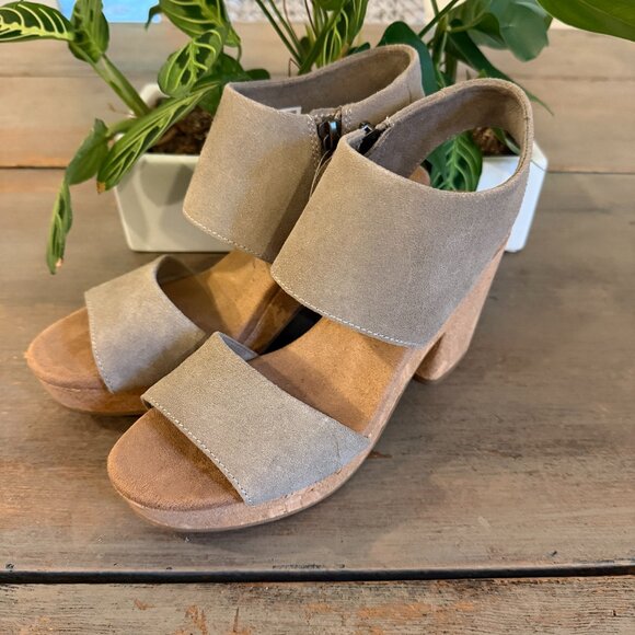 Toms Majorca Sandal Suede 6 - Picture 1 of 6